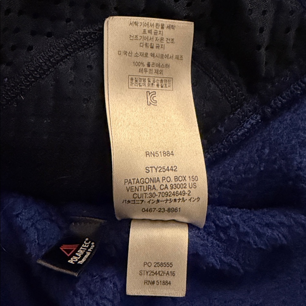 PATAGONIA Retool Snap T Fleece Pullover Blue Jacket - Womens, S - Picture 13 of 14